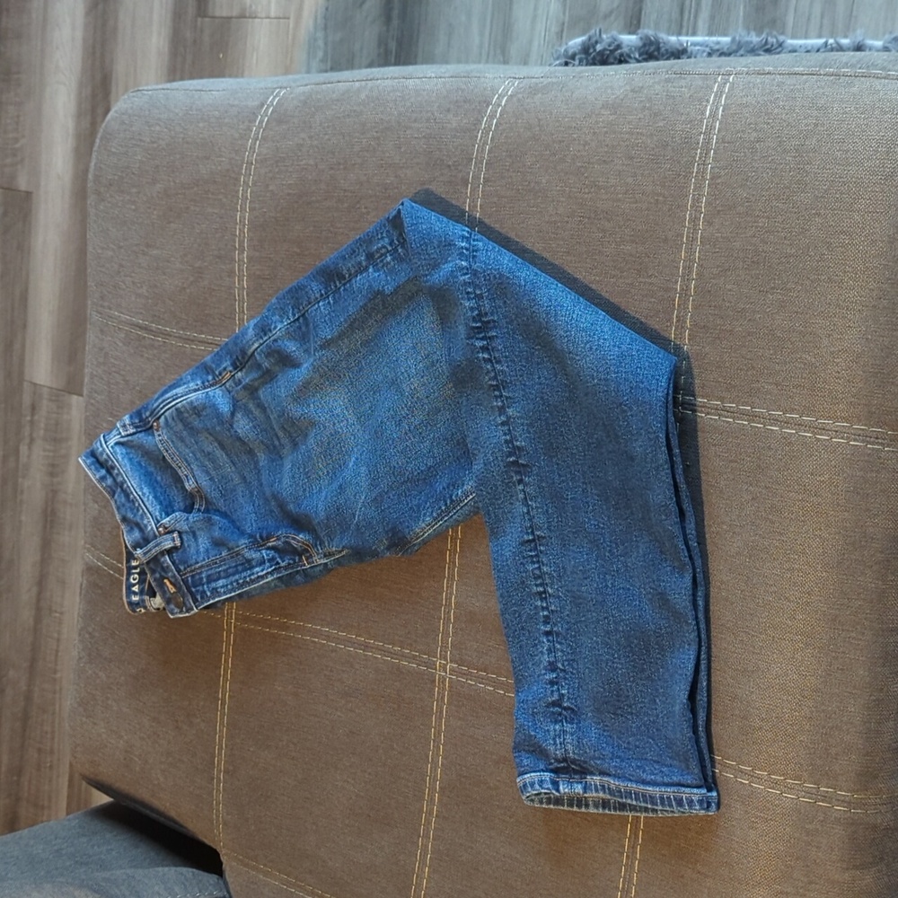 American Eagle, Stretch Mom Jean - Size 10. Dark Wash. Great condition!